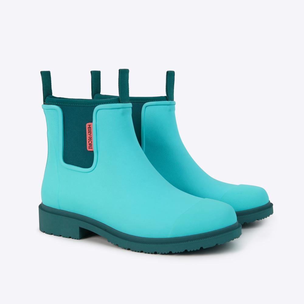 Merry People X MDC Bobbi Ankle Boot // Bright Aqua