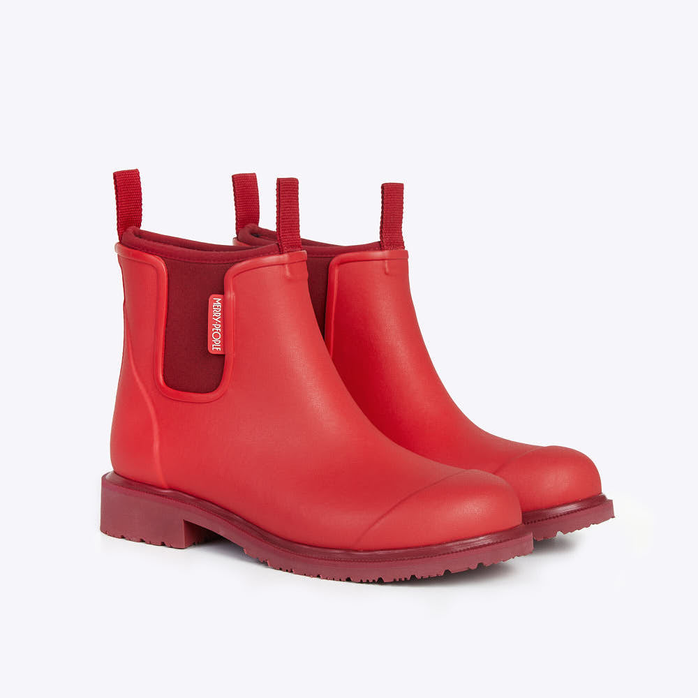 Bobbi Ankle Boot // Poppy Red [Retired]