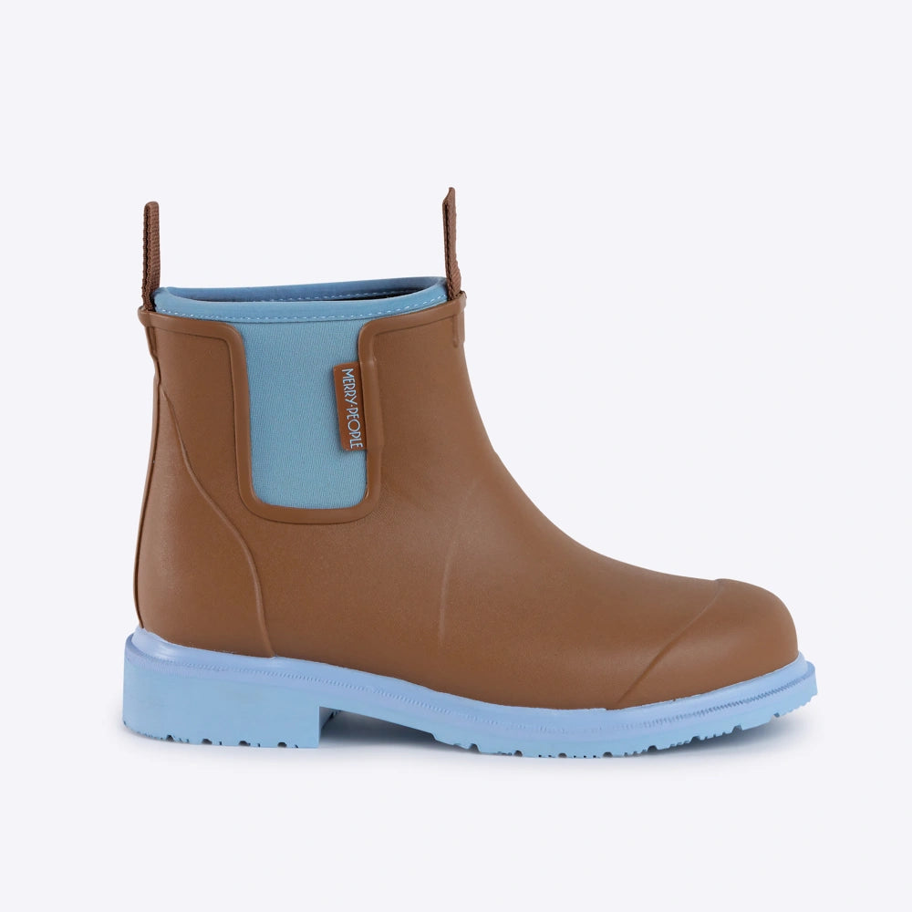 Bobbi Ankle Boot // Chestnut & Ice Blue [Retired]