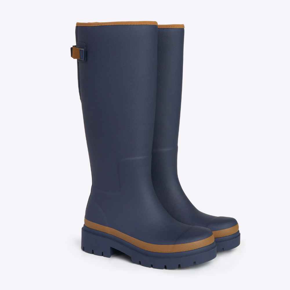 Fergie Tall Boot // Oxford Blue