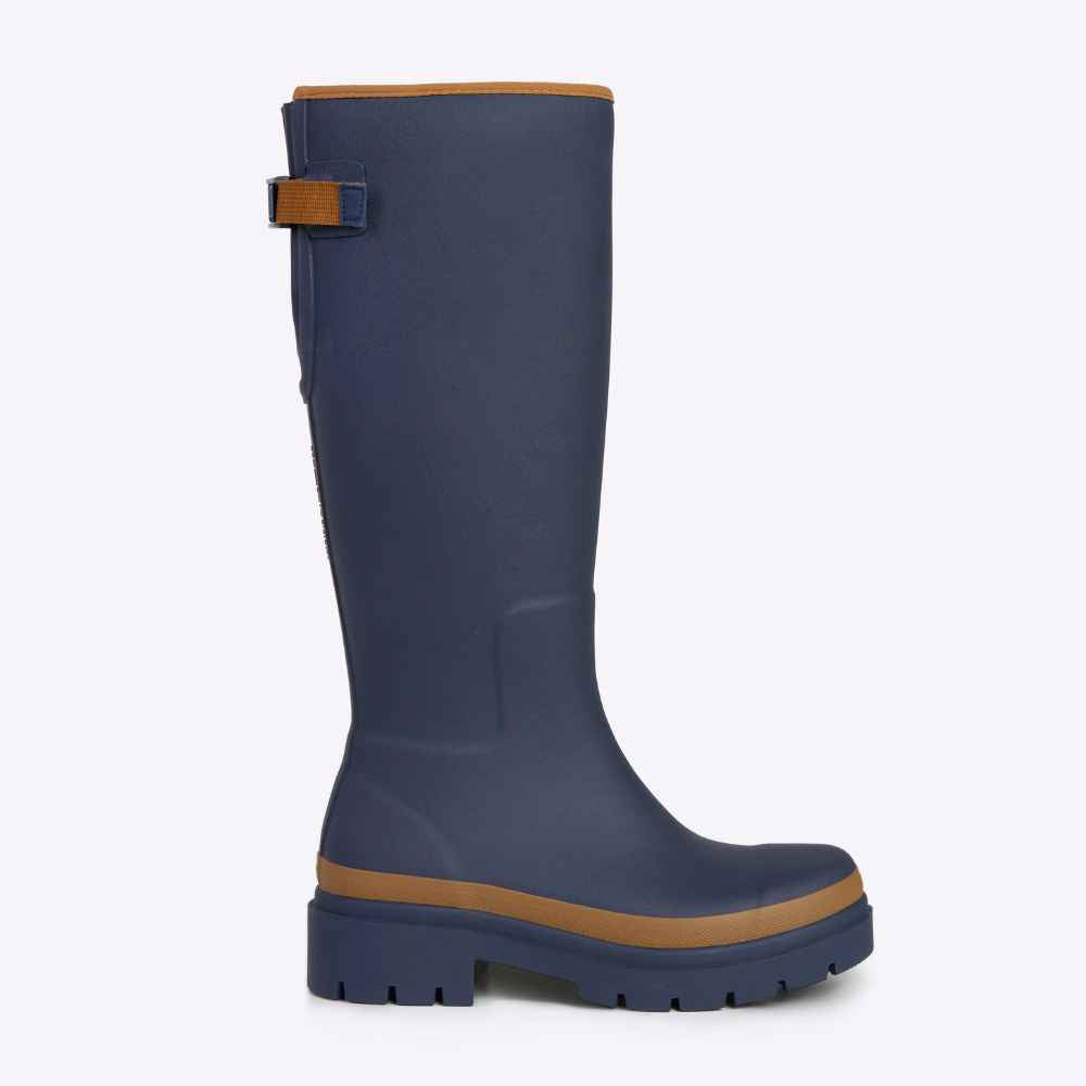 Fergie Tall Boot // Oxford Blue