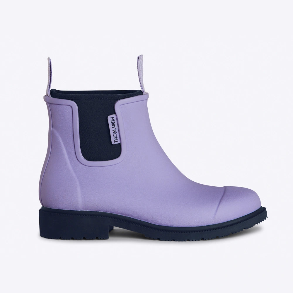 Bobbi Ankle Boot // Lavender & Navy [Retired]