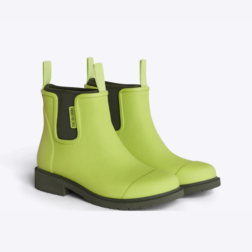 Bobbi Ankle Boot // Lime & Olive [Retired]