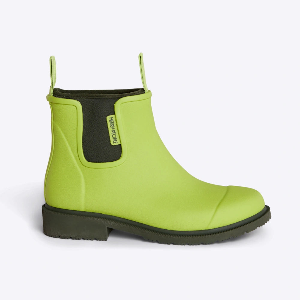 Bobbi Ankle Boot // Lime & Olive [Retired]