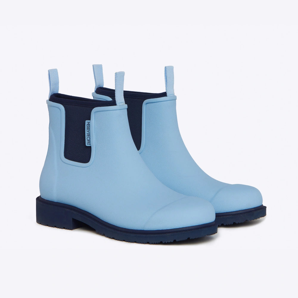 Bobbi Ankle Boot // Sky Blue [Retired]