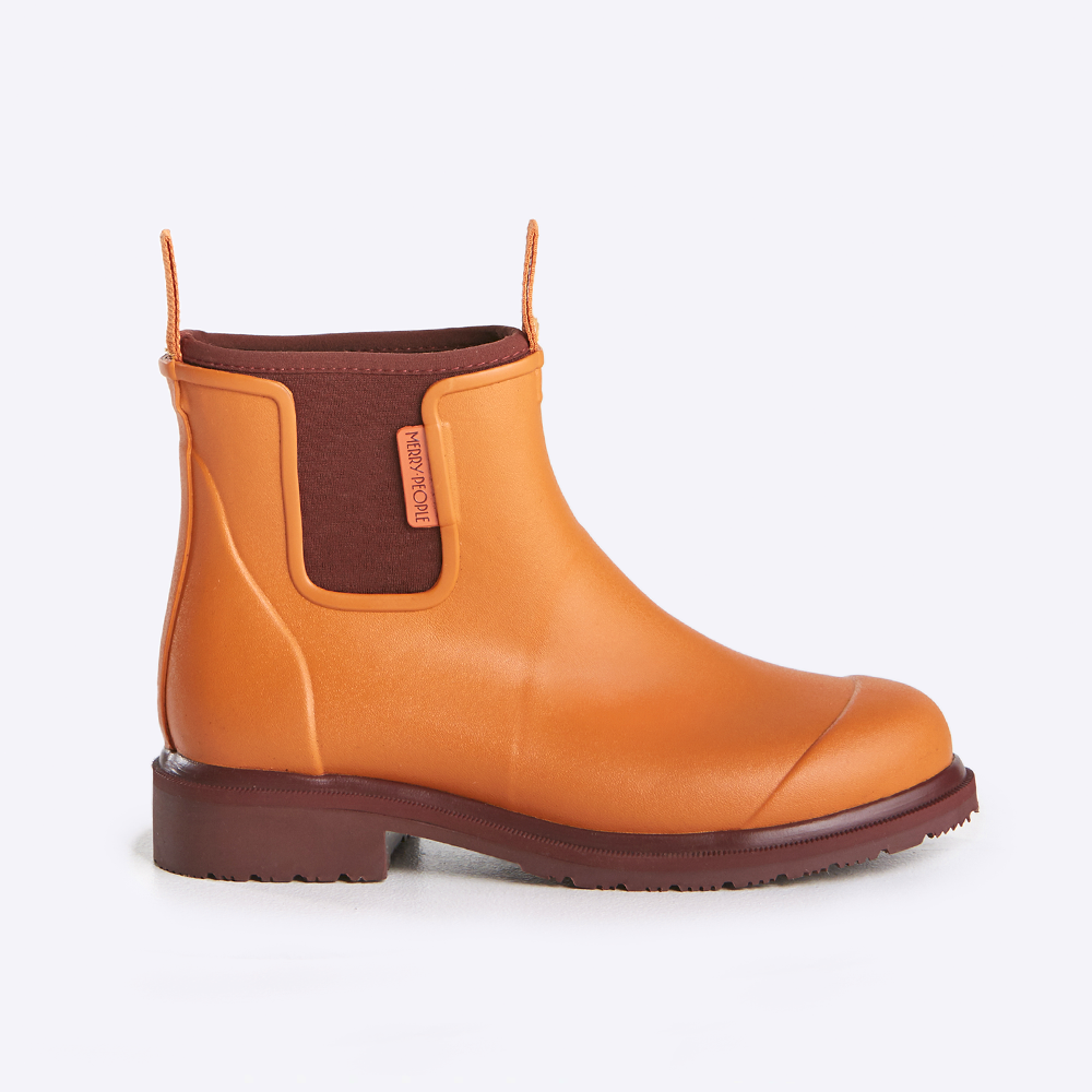 Bobbi Ankle Boot // Orange & Pomegranate [Retired]